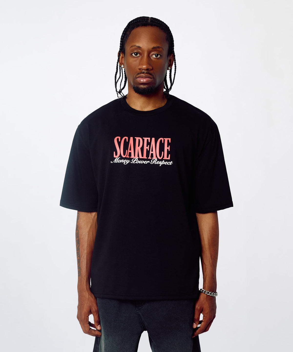 Reason Clothing Smart Buy Scarface™ Money Power Respect Print Tee