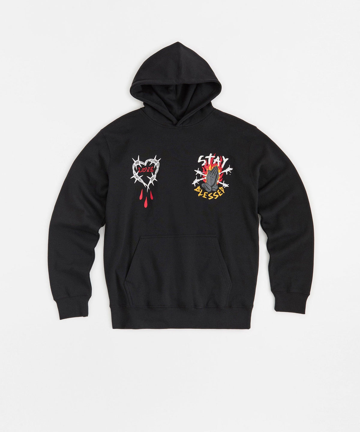 Reason Clothing Signature Kids Saint Hoodie - Black