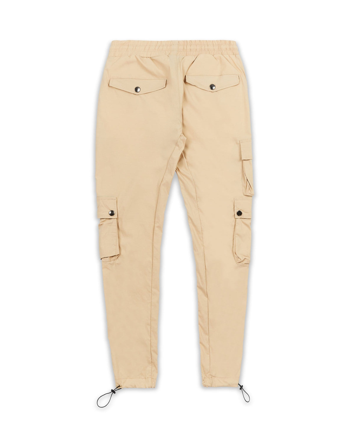 Reason Clothing Deals Cargo Stretch Nylon Utility Khaki Pants