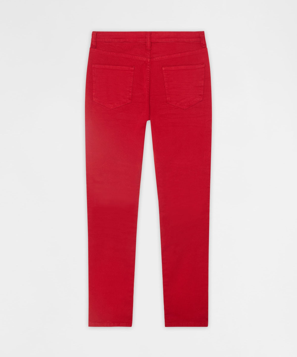 Reason Clothing Hot Sale Classic Denim Ripped Skinny Jeans - Red