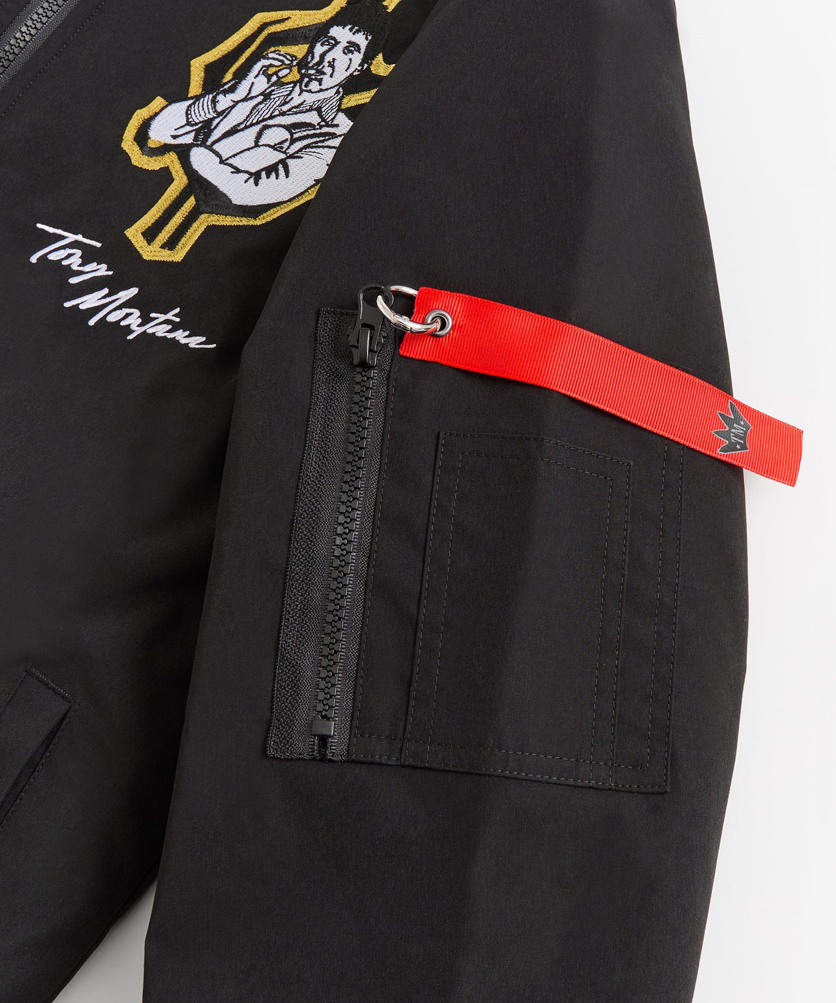 Reason Clothing Value Scarface Bomber Jacket - Black