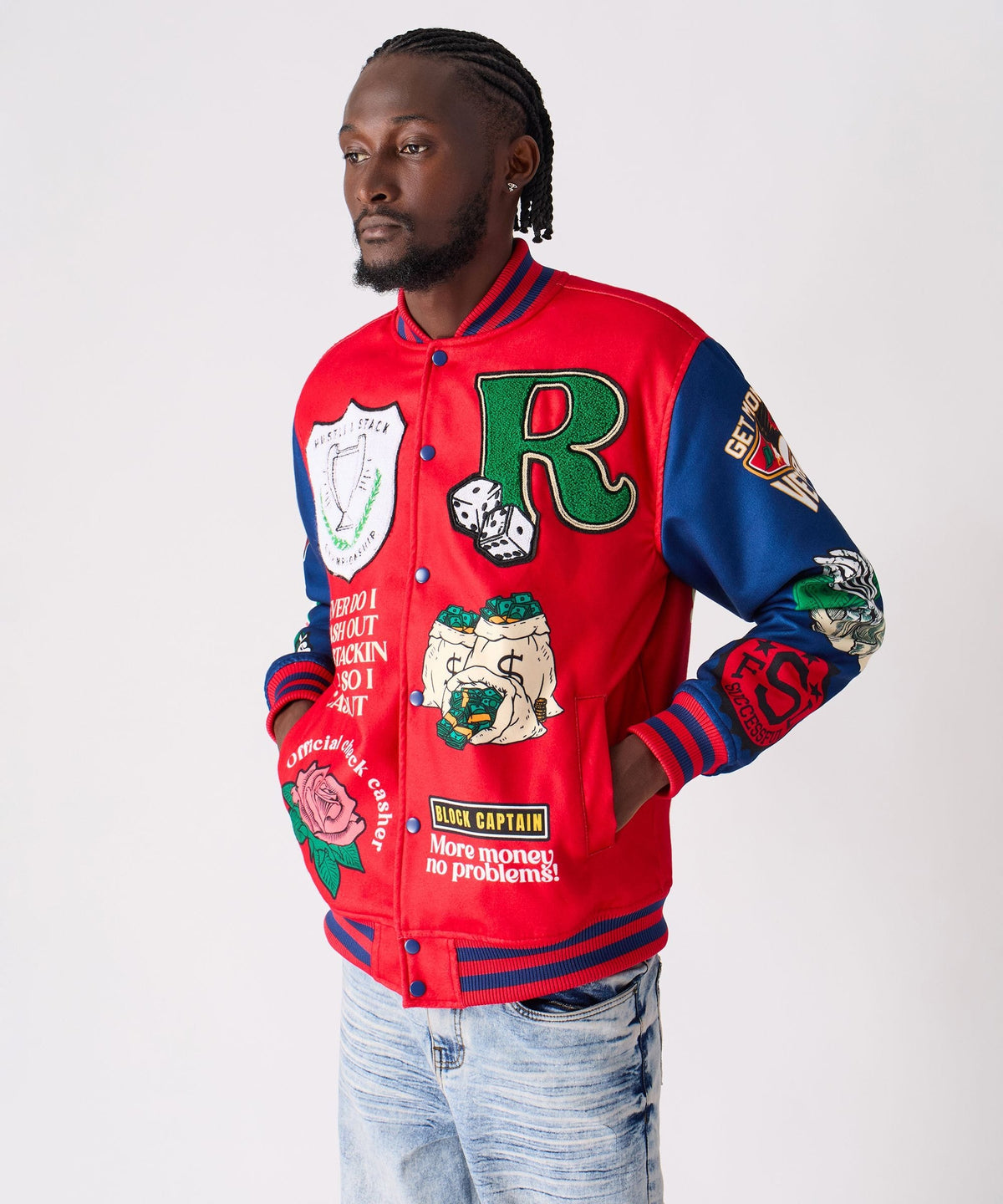 Reason Clothing Latest Captain Varsity Jacket