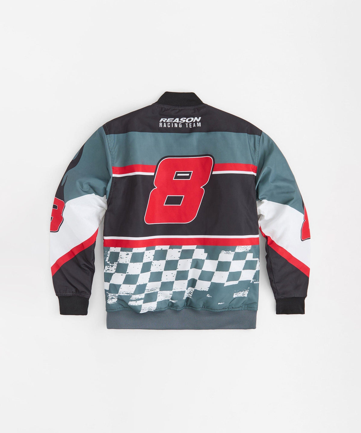 Reason Clothing Quality Speed Never Sleeps Racing Jacket - Black