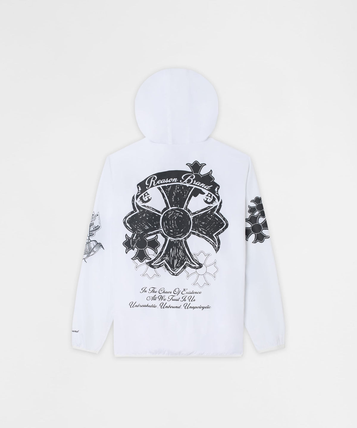 Reason Clothing Value Architects Rebellion Anorak Jacket - White