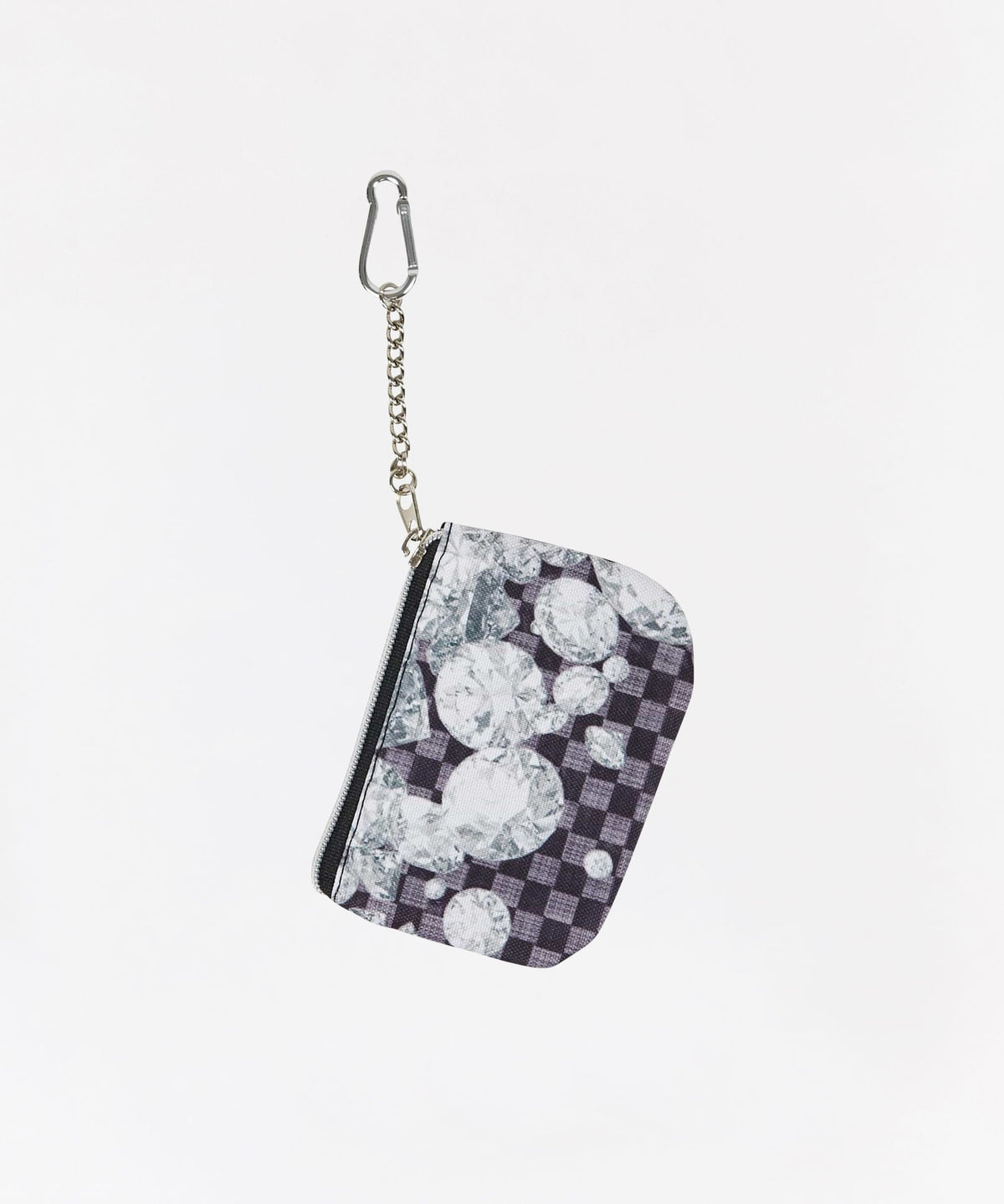 Reason Clothing Value Diamond Checker Print Coin Pouch