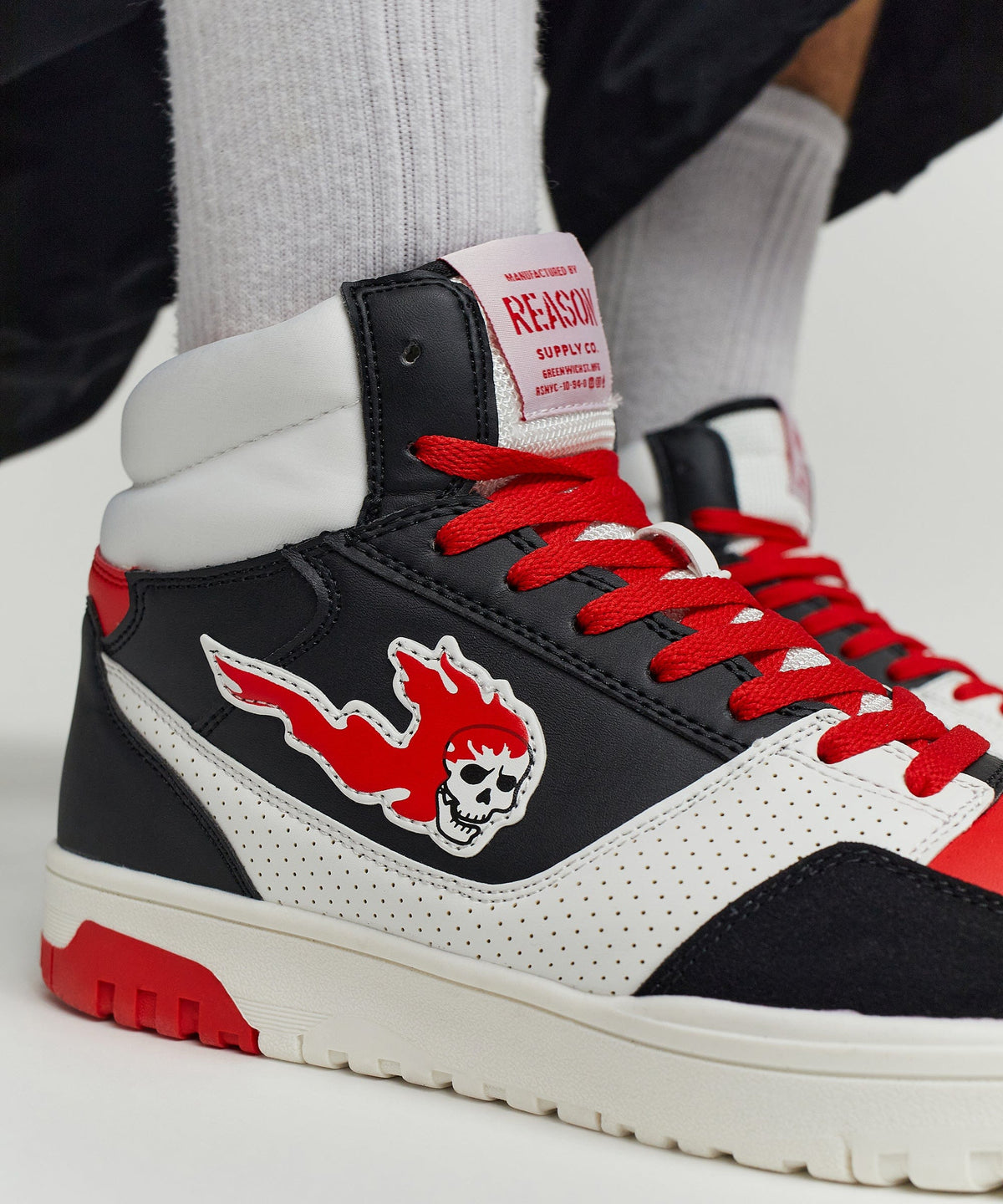 Reason Clothing Discount Stomper High Top Sneakers