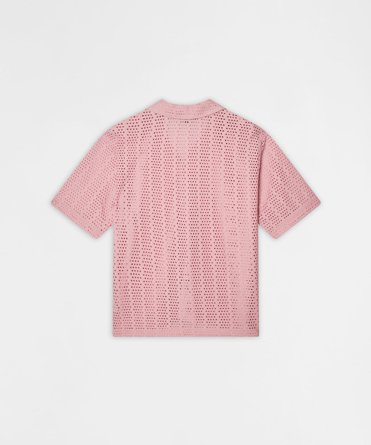 Reason Clothing Best Seller Riviera Button Down Knit Short Sleeve Shirt - Pink