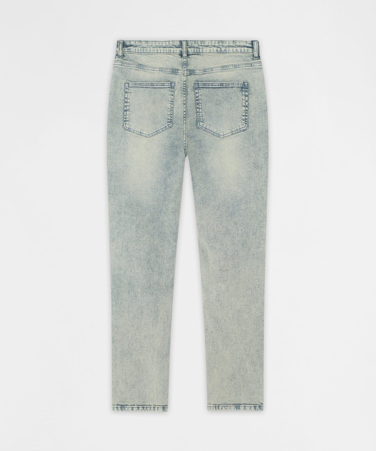 Reason Clothing Smart Buy Panel Distressed Skinny Jeans - Blue