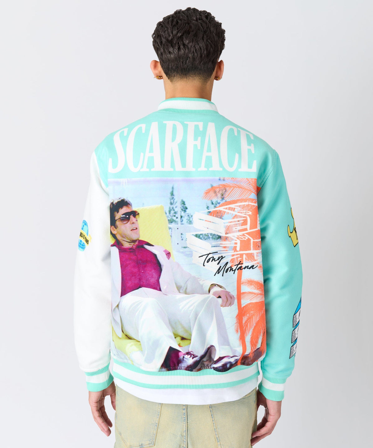 Reason Clothing Popular Scarface Retro Bomber Jacket