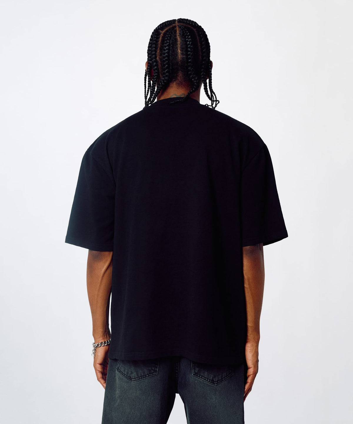 Reason Clothing Special Offer Lightspeed Rhinestone Graphic Tee - Black