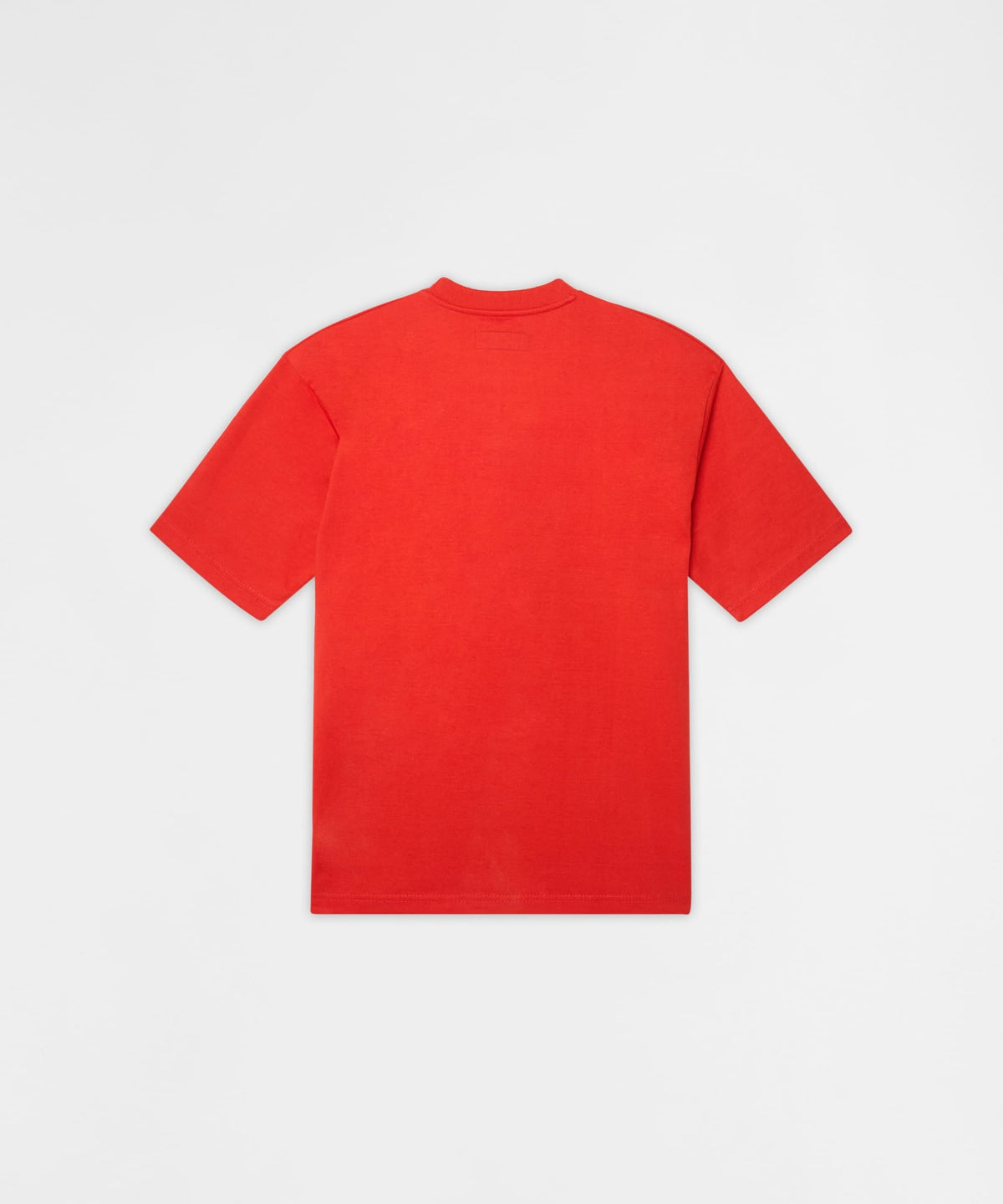 Reason Clothing Trending Burning Smoke Chenille Embroidered Short Sleeve Tee - Red