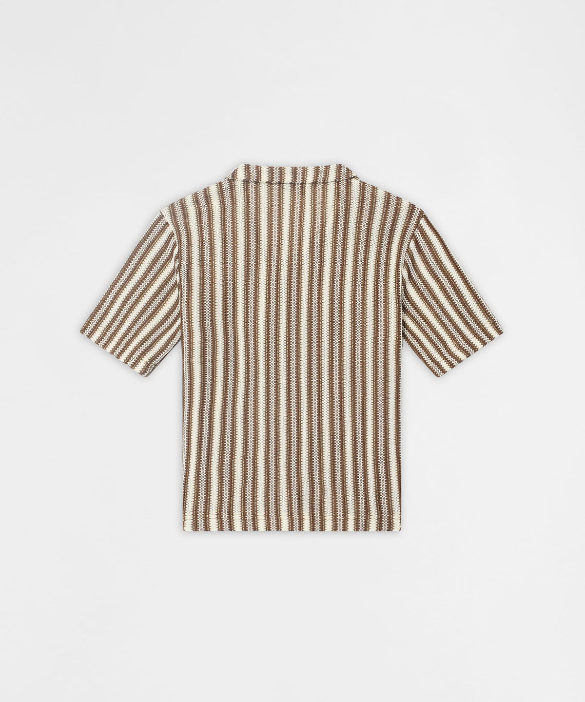 Reason Clothing Trusted Knitted Button Down Shirt - Brown
