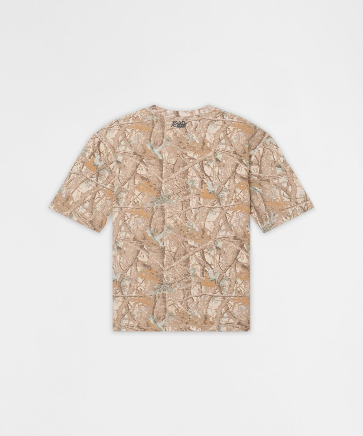 Reason Clothing Premium Essentials French Terry Short Sleeve Tee - Light Brown Tree