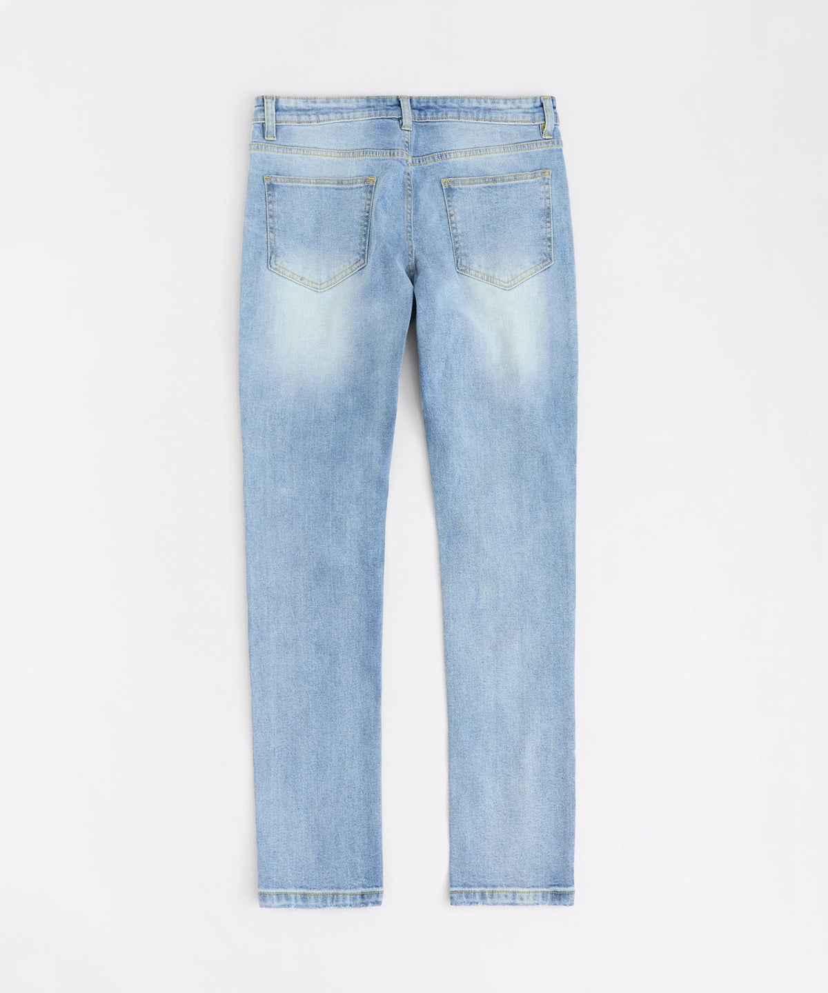Reason Clothing Popular Plus Size Ripped Denim Jeans - Blue