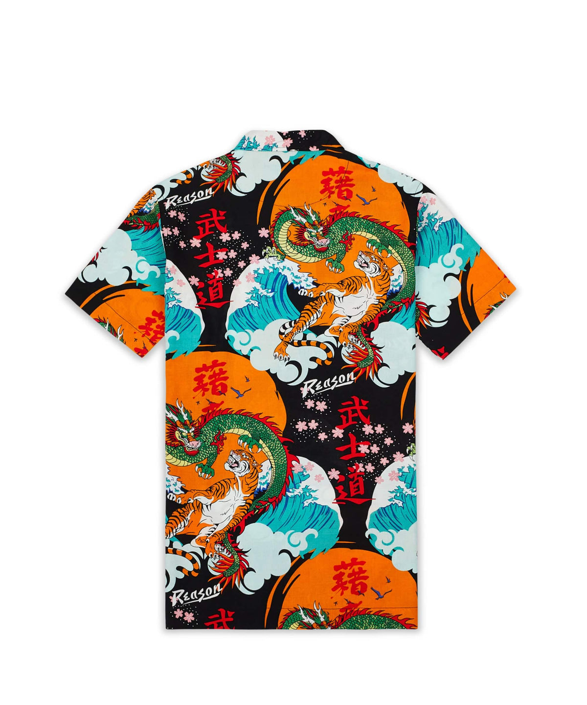Reason Clothing Premium Dragon & Tiger Shirt