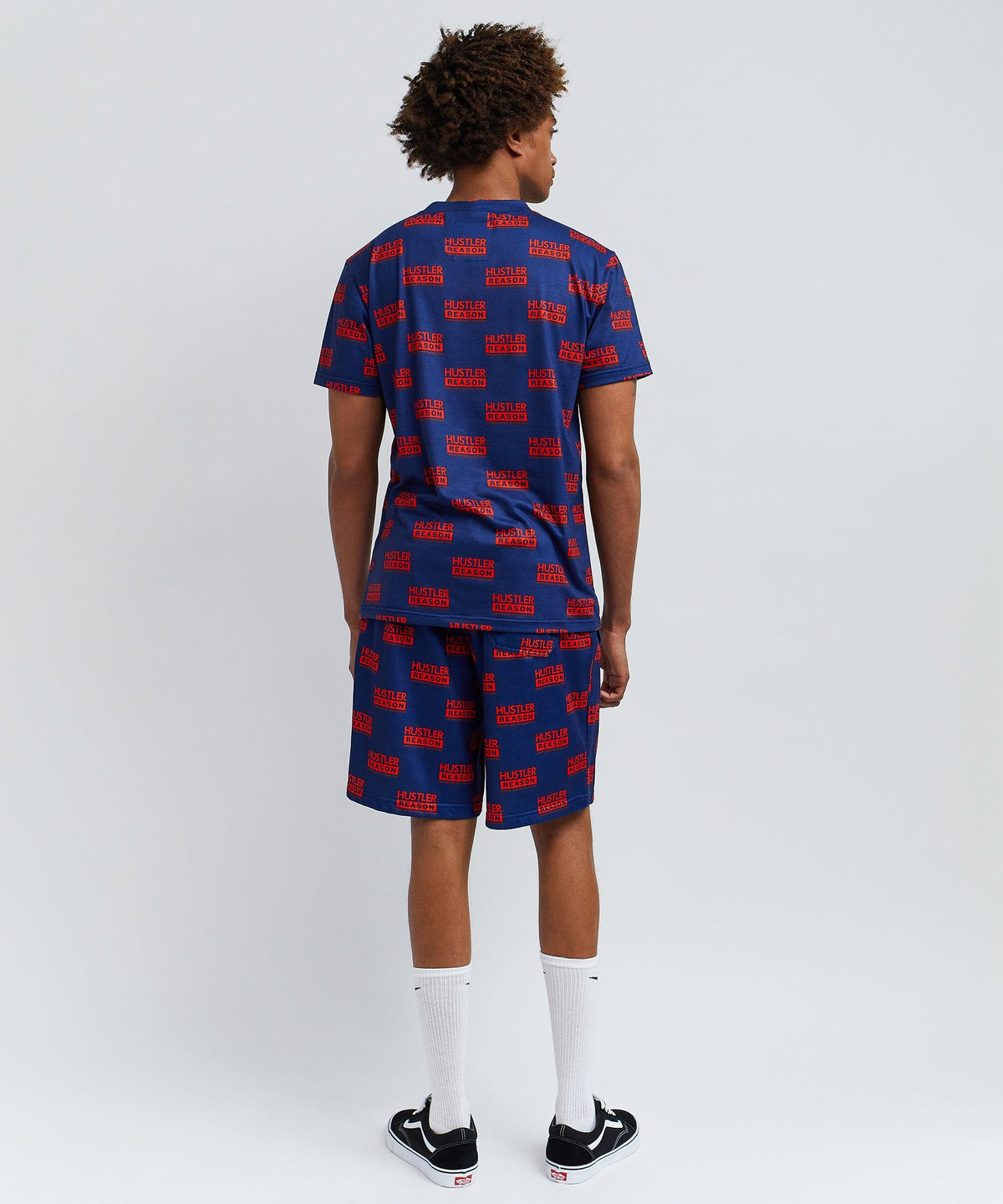 Reason Clothing Exclusive Hustler Logo Tee And Shorts Set
