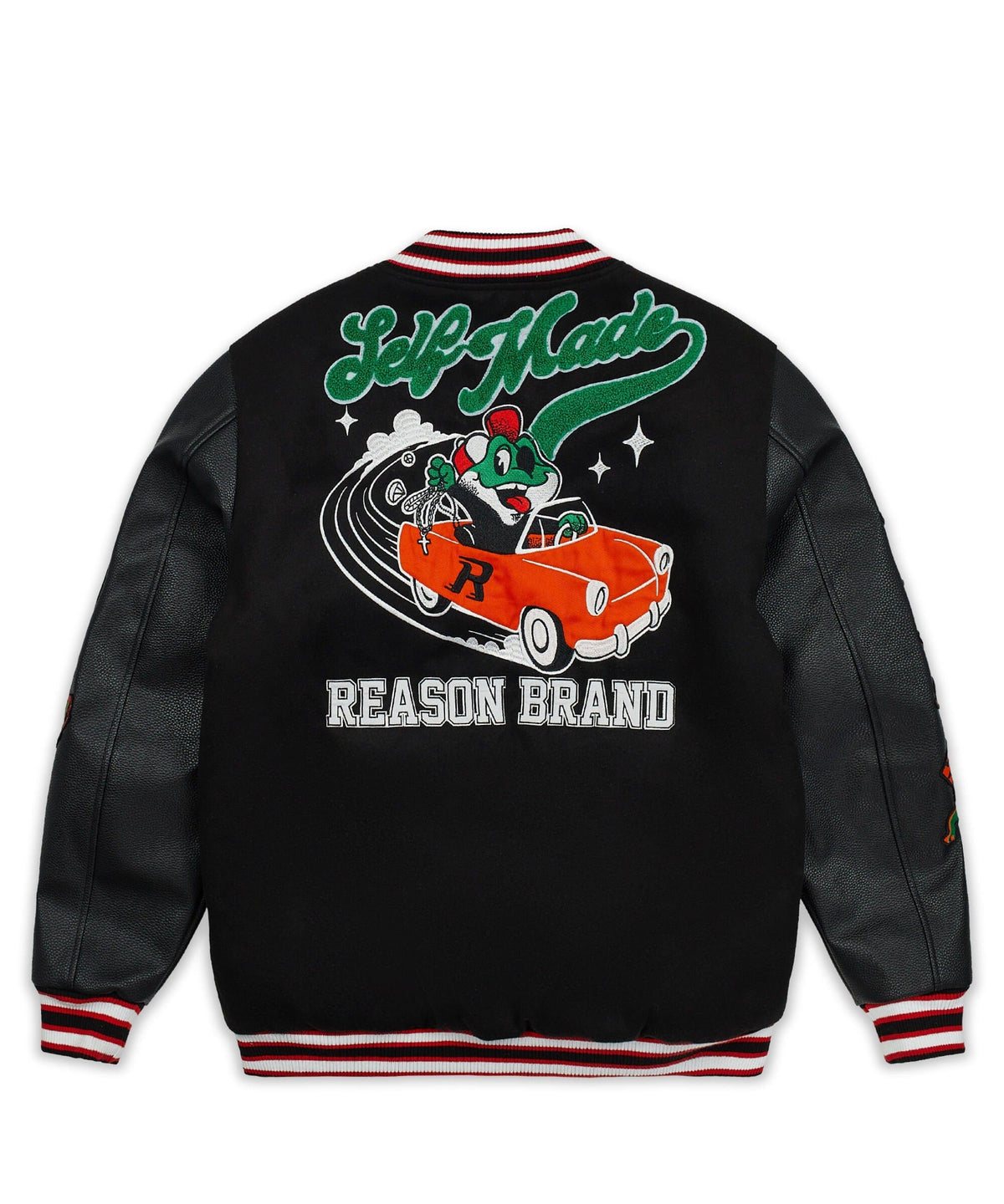 Reason Clothing Recommended Self Made Varsity Jacket