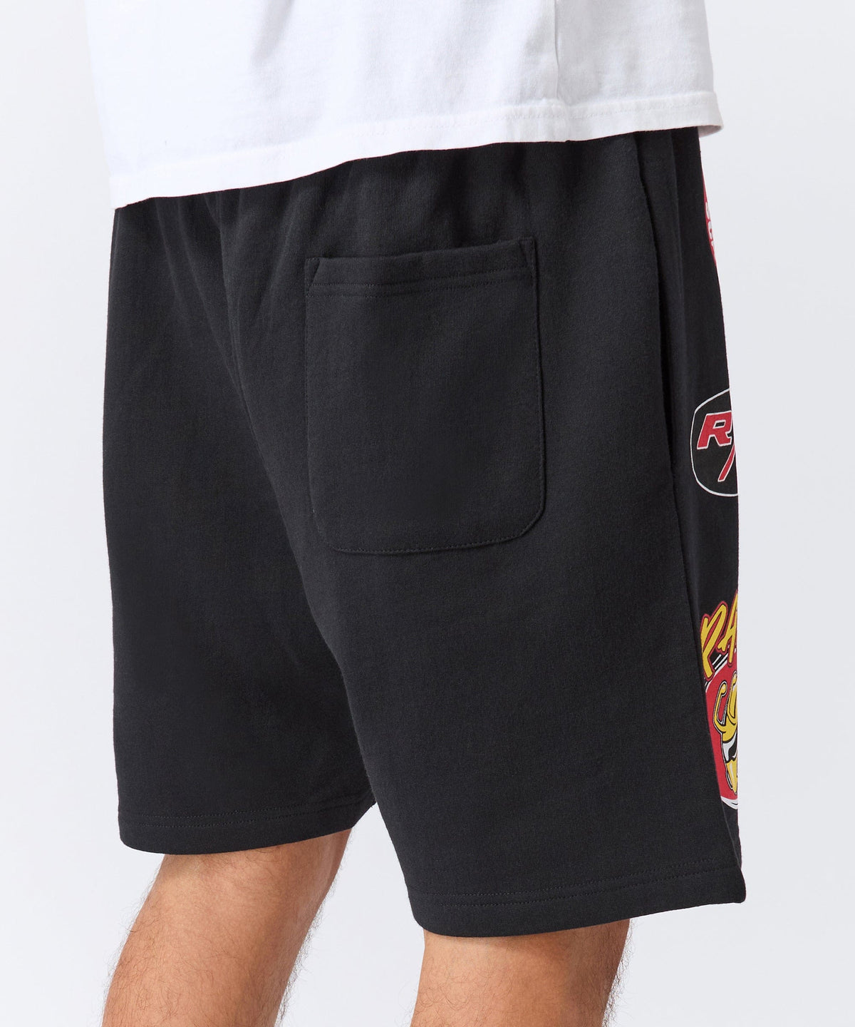 Reason Clothing Recommended Dodge Scatpack Embroidered Racing Short - Black