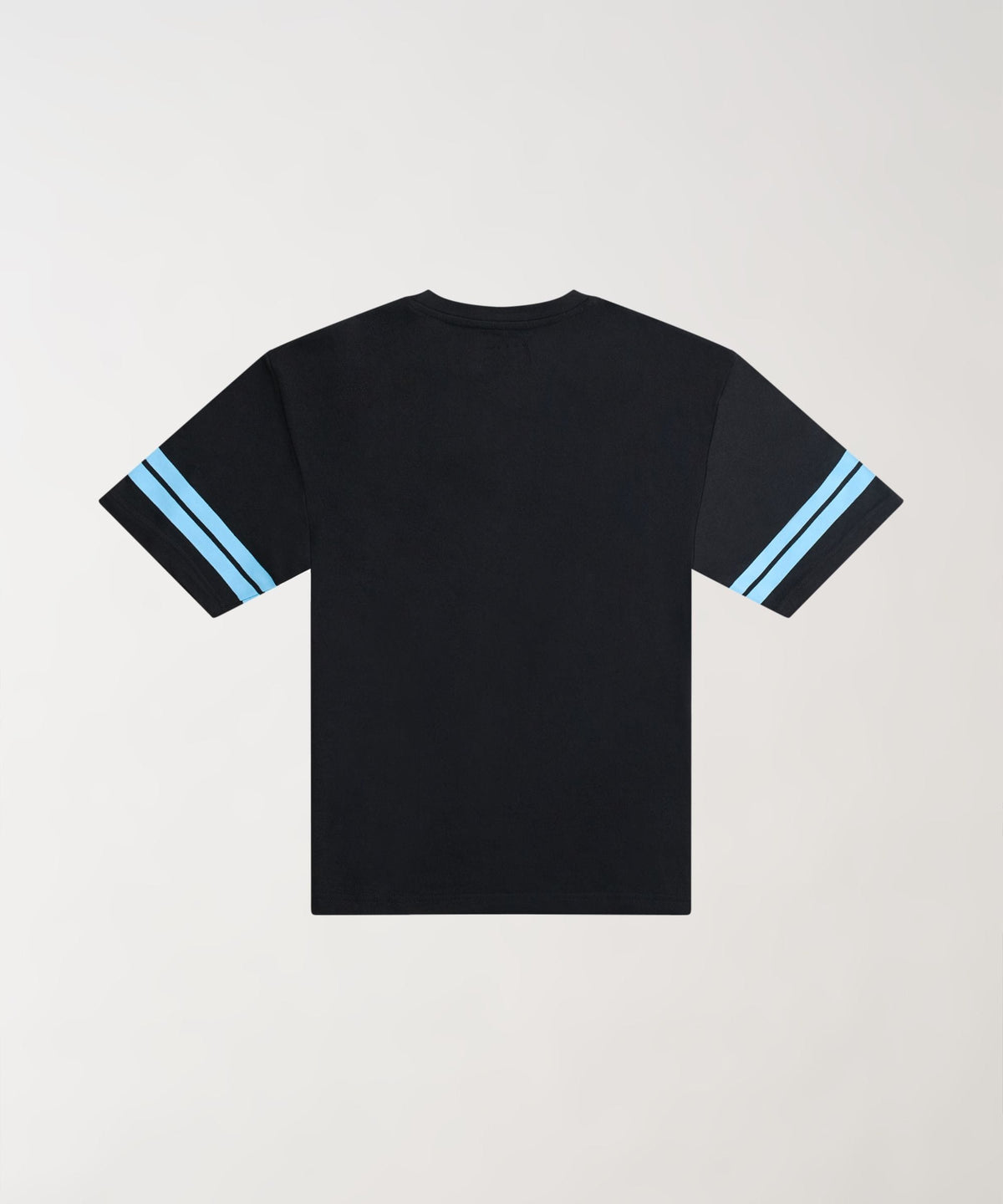 Reason Clothing Deals Plus Size Football Applique Short Sleeve Tee - Black