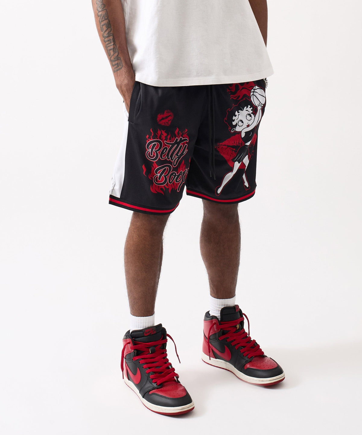 Reason Clothing Deals Betty Boop Basketball Shorts