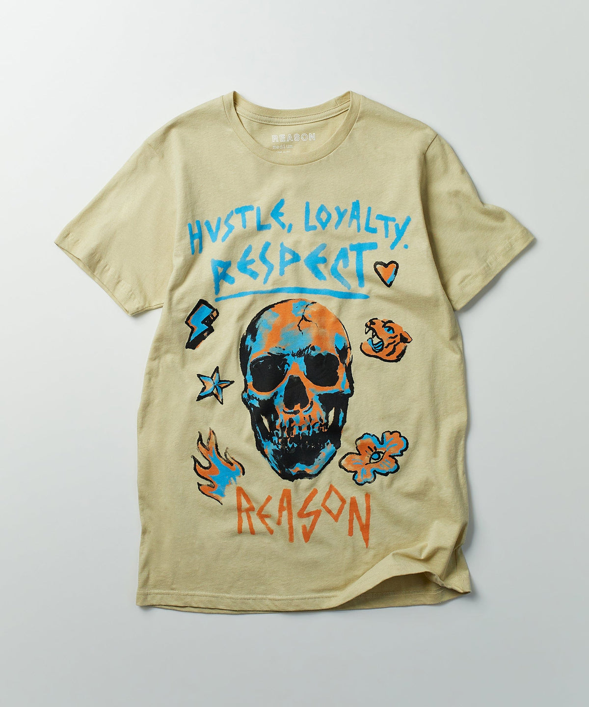 Reason Clothing Top Pick Hustle, Loyalty, Respect Tee