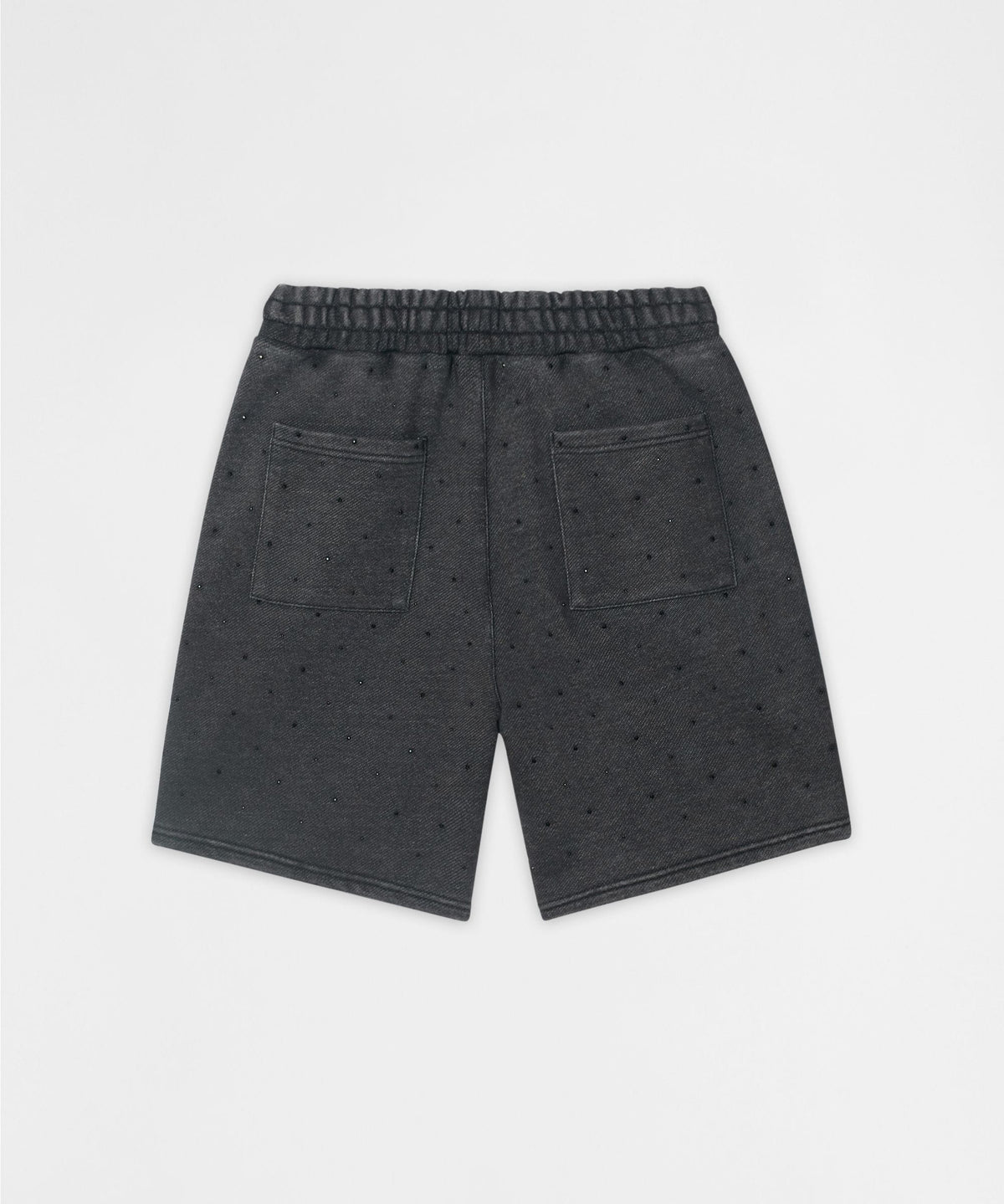Reason Clothing Classic Washed Rhinestone Short - Black