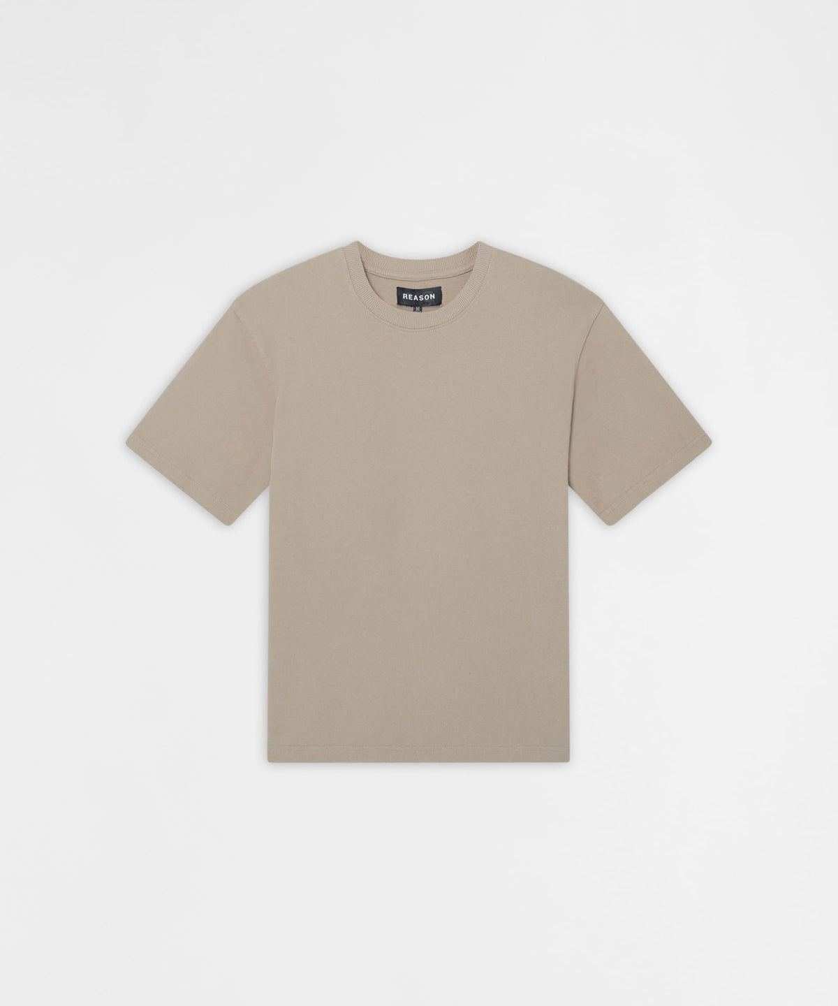 Reason Clothing Exclusive Essentials French Terry Short Sleeve Tee - Taupe