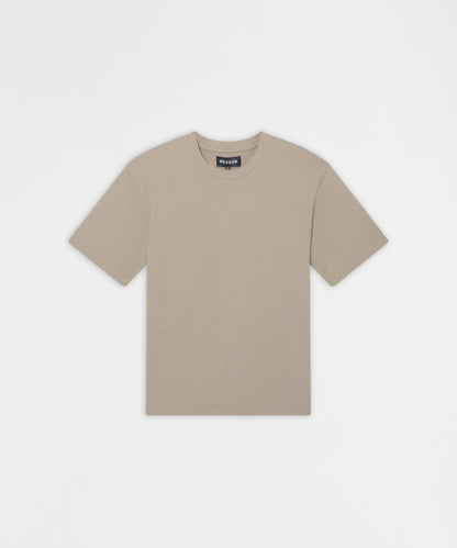 Reason Clothing Exclusive Essentials French Terry Short Sleeve Tee - Taupe