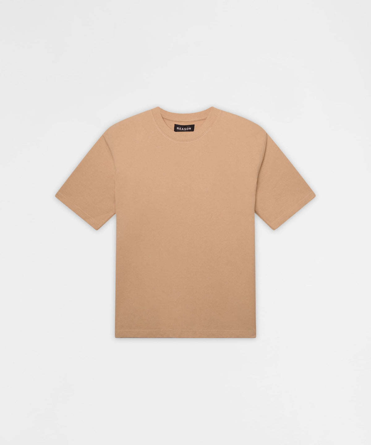 Reason Clothing Customer Favorite Essential French Terry Short Sleeve Tee - Tan
