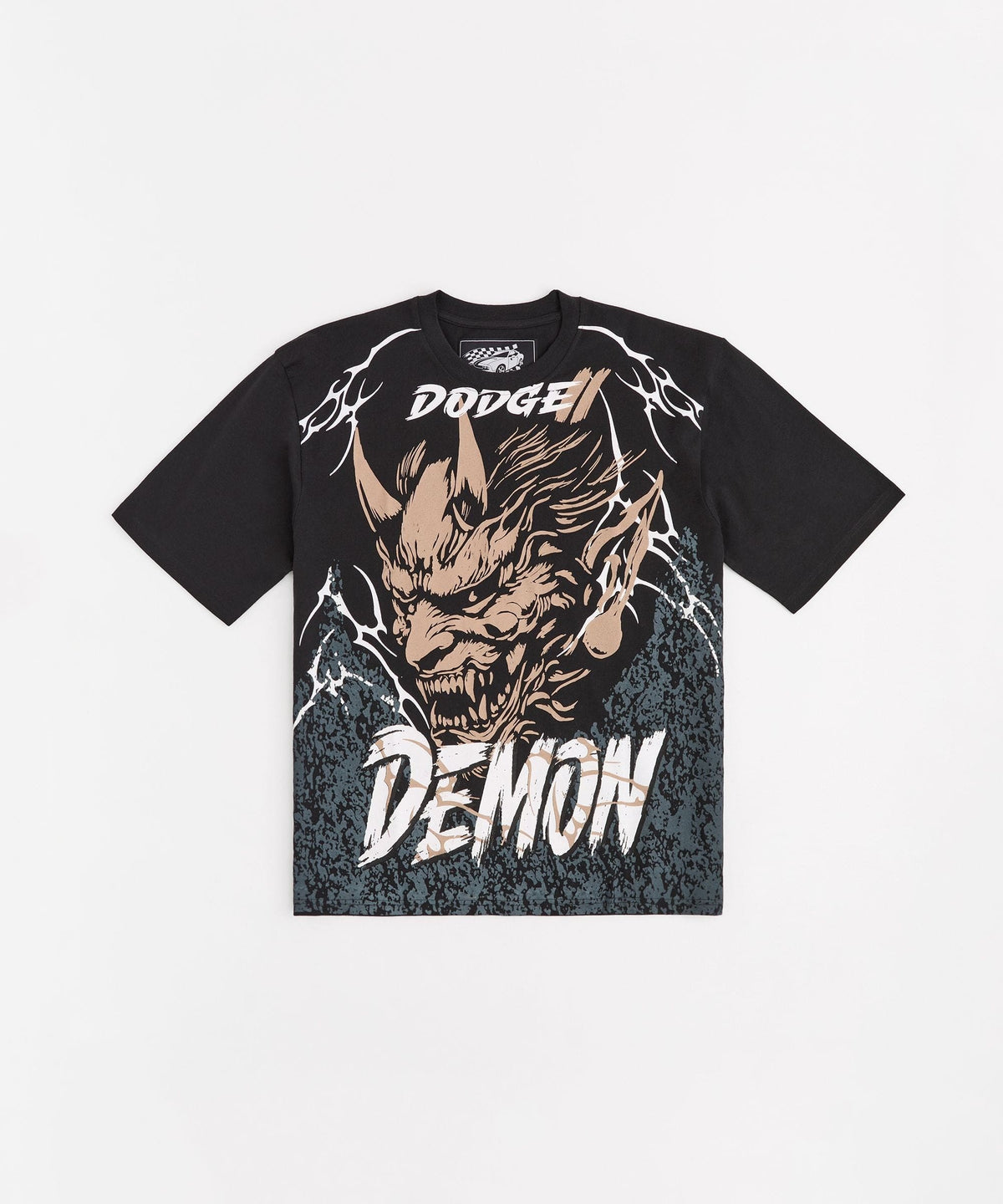 Reason Clothing Discount Plus Size Dodge Demon Short Sleeve Tee - Black