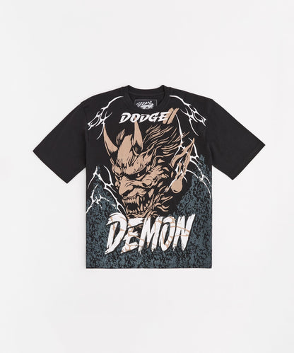 Reason Clothing Discount Plus Size Dodge Demon Short Sleeve Tee - Black