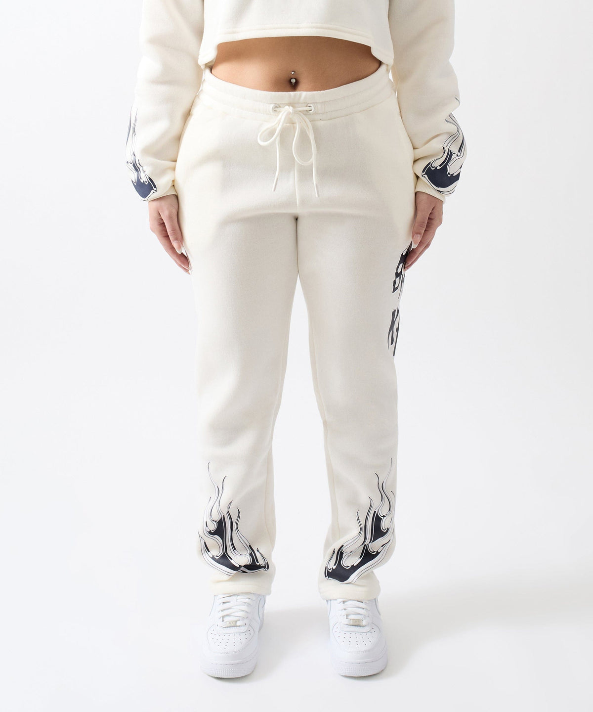 Reason Clothing Quality Women Brooklyn Sweatpants - Cream