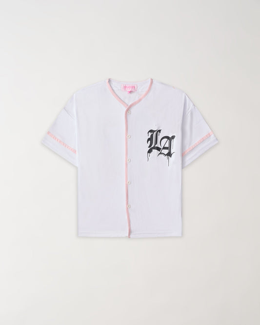 Reason Clothing Top Pick Los Angeles Sweet Rebel Women's Graphic Short Sleeve Cropped Shirt