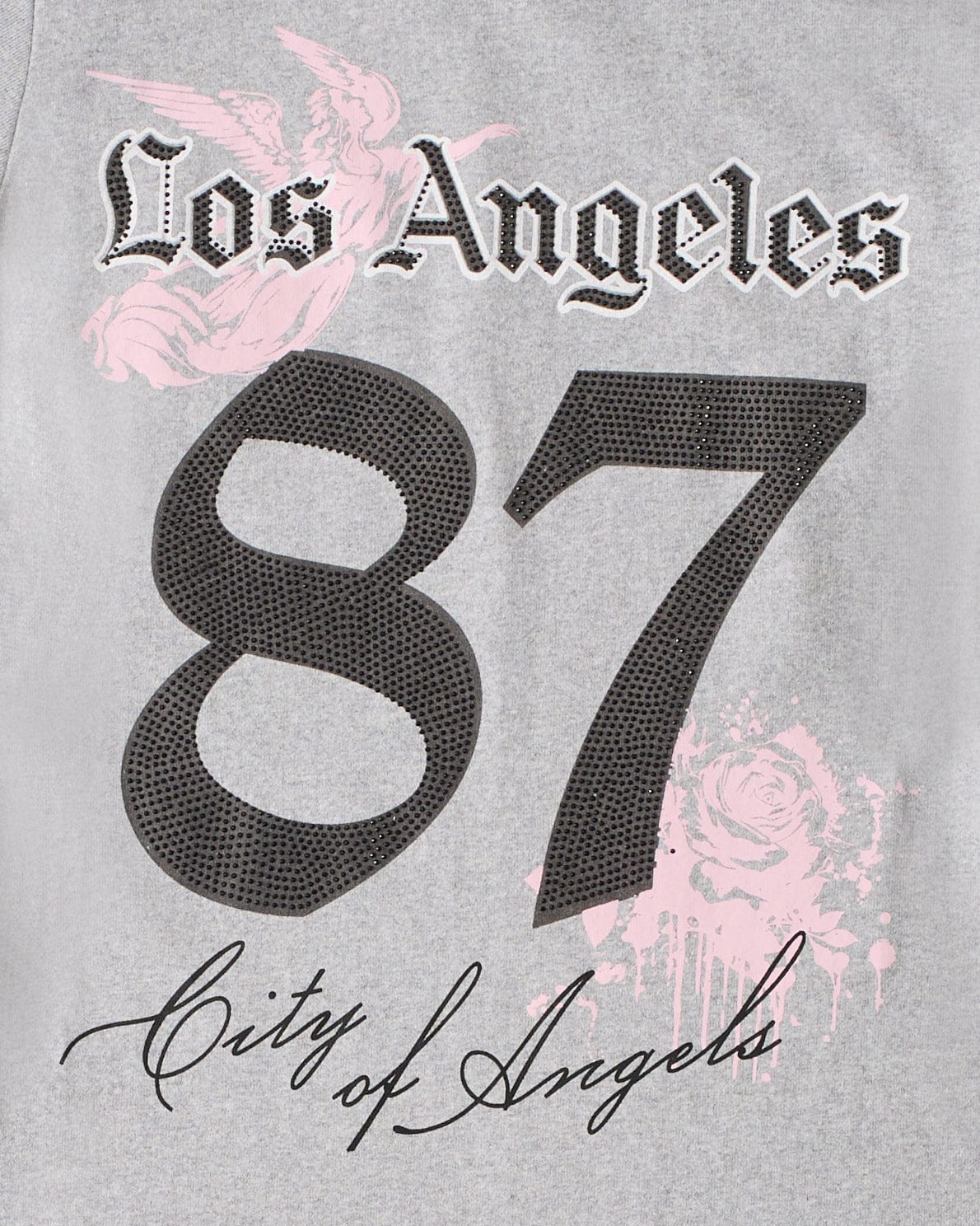 Reason Clothing Quality LA Angels Graphic Bodycon Women's Dress - Grey