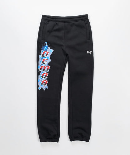 Reason Clothing New Dodge Demon Lightning Kid's Jogger - Black