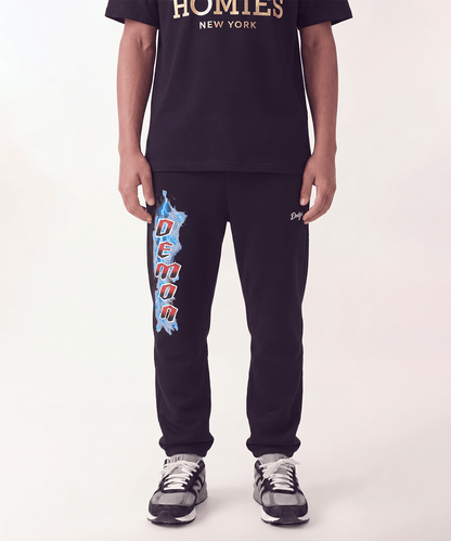 Reason Clothing New Dodge Demon Lightning Kid's Jogger - Black