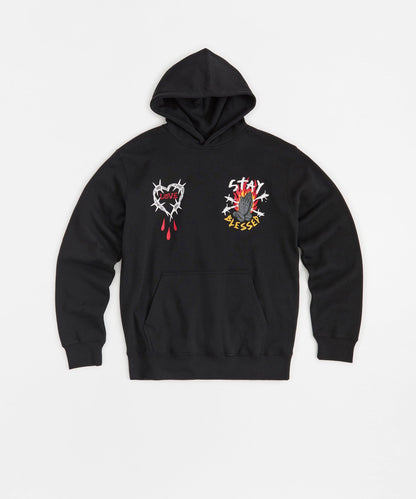 Reason Clothing Signature Kids Saint Hoodie - Black