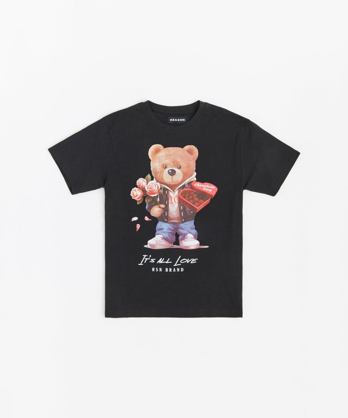 Reason Clothing Customer Favorite Kids Teddy Short Sleeve Tee - Black