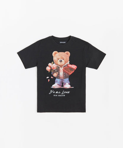 Reason Clothing Customer Favorite Kids Teddy Short Sleeve Tee - Black