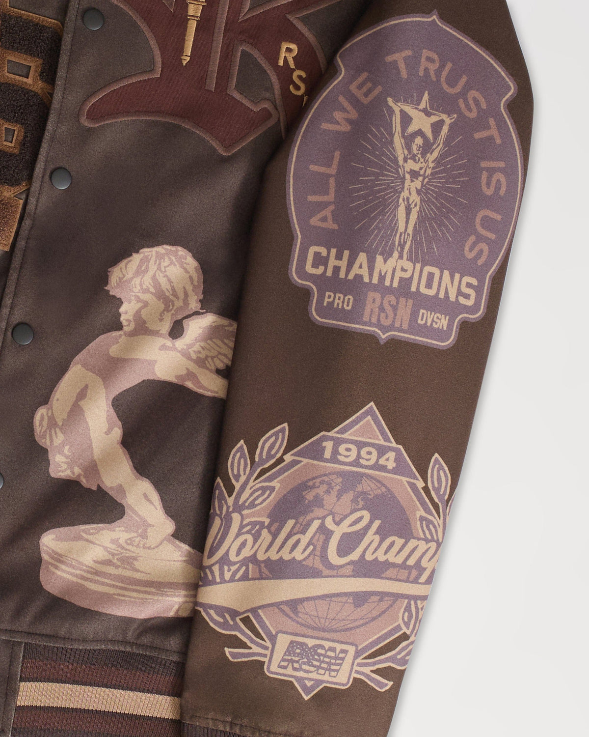 Reason Clothing Premium Champions Varsity Jacket