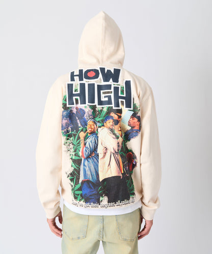 Reason Clothing Latest How High They've Got Their Degrees Graphic Hoodie - Tan
