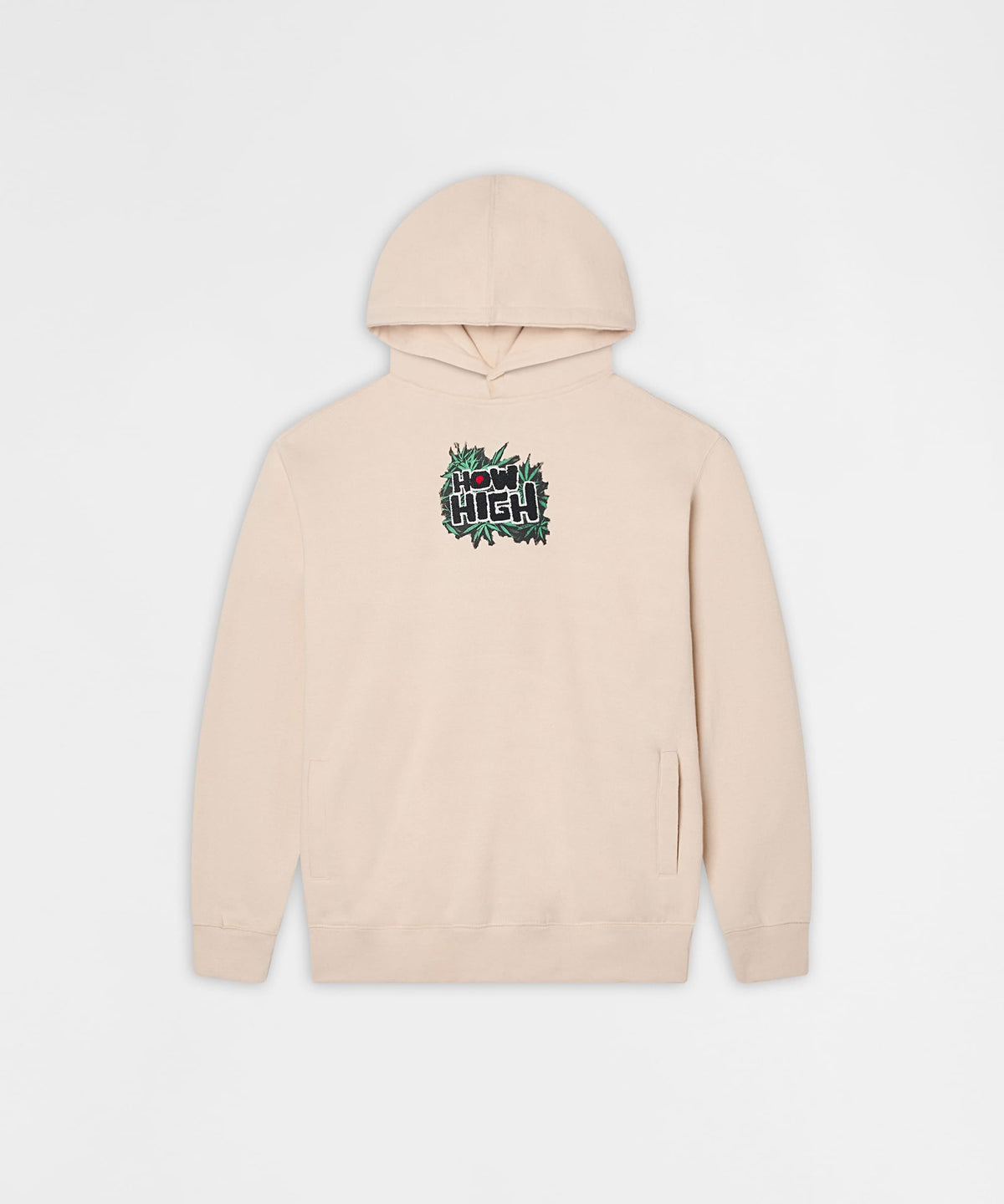 Reason Clothing Latest How High They've Got Their Degrees Graphic Hoodie - Tan