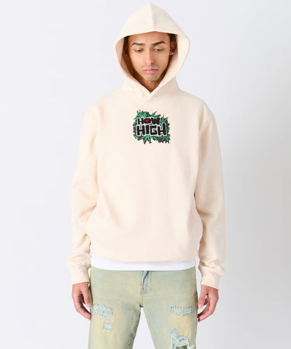 Reason Clothing Latest How High They've Got Their Degrees Graphic Hoodie - Tan