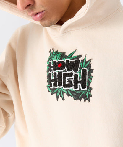 Reason Clothing Latest How High They've Got Their Degrees Graphic Hoodie - Tan
