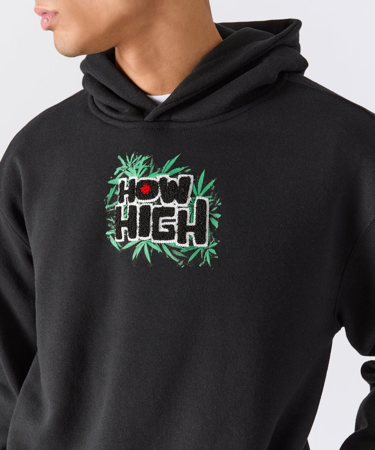 Reason Clothing Everyday How High They've Got Their Degrees Graphic Hoodie - Black