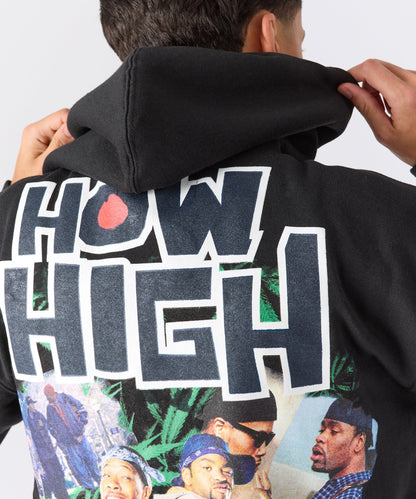 Reason Clothing Everyday How High They've Got Their Degrees Graphic Hoodie - Black