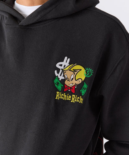 Reason Clothing New Richie Rich We Keep Winning Graphic Hoodie - Black