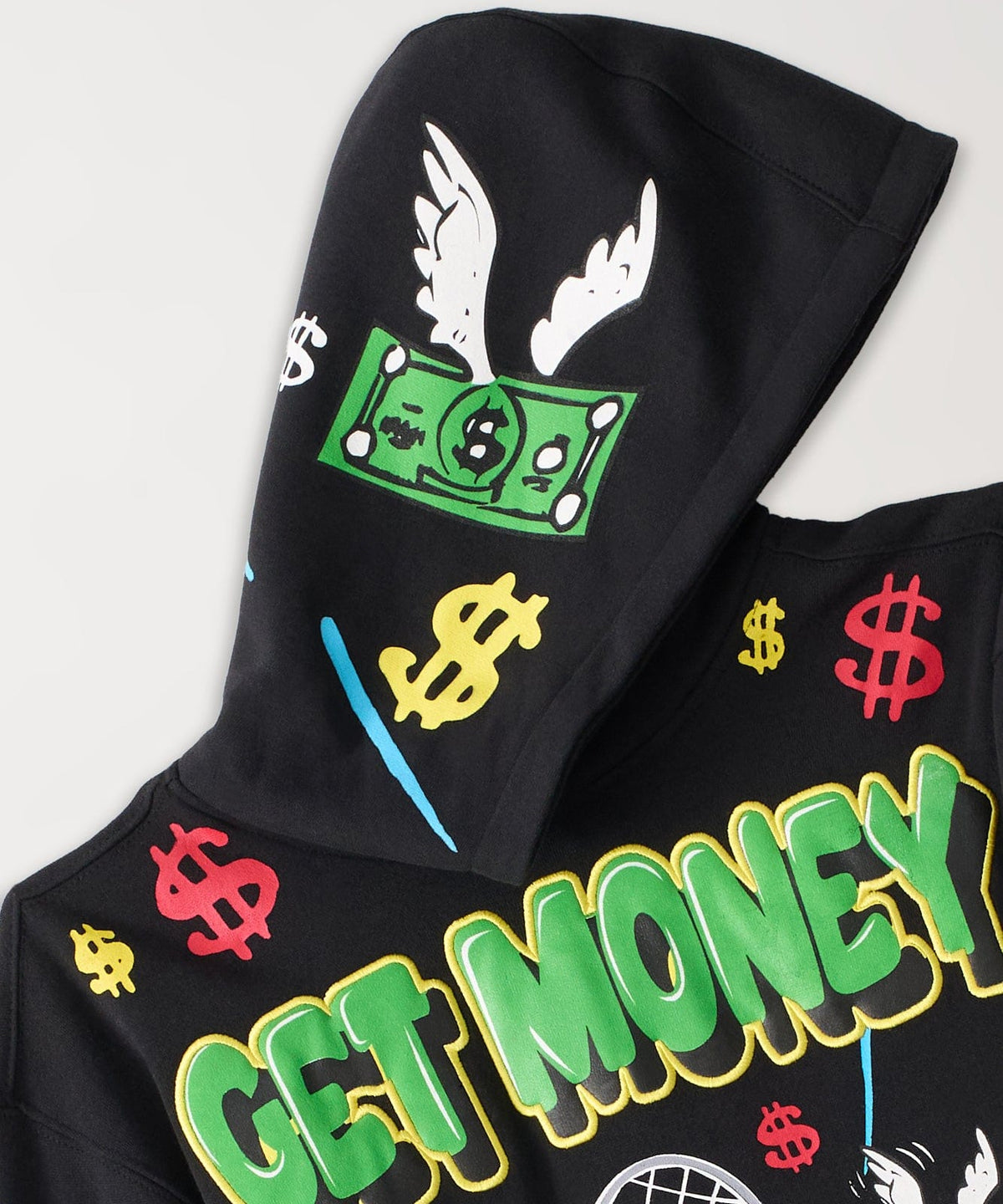 Reason Clothing Trusted Richie Rich Get Money Graphic Hoodie - Black