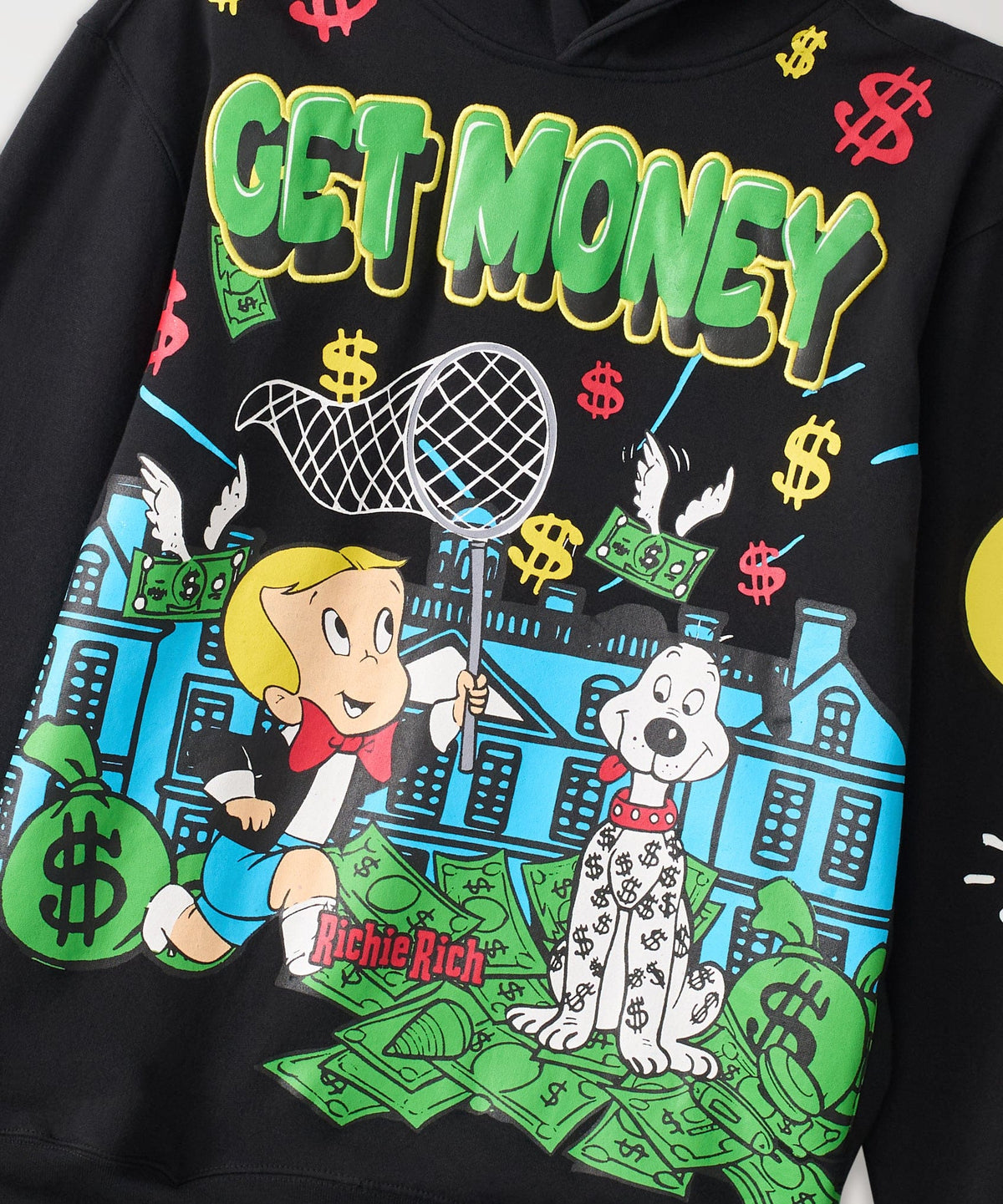 Reason Clothing Trusted Richie Rich Get Money Graphic Hoodie - Black
