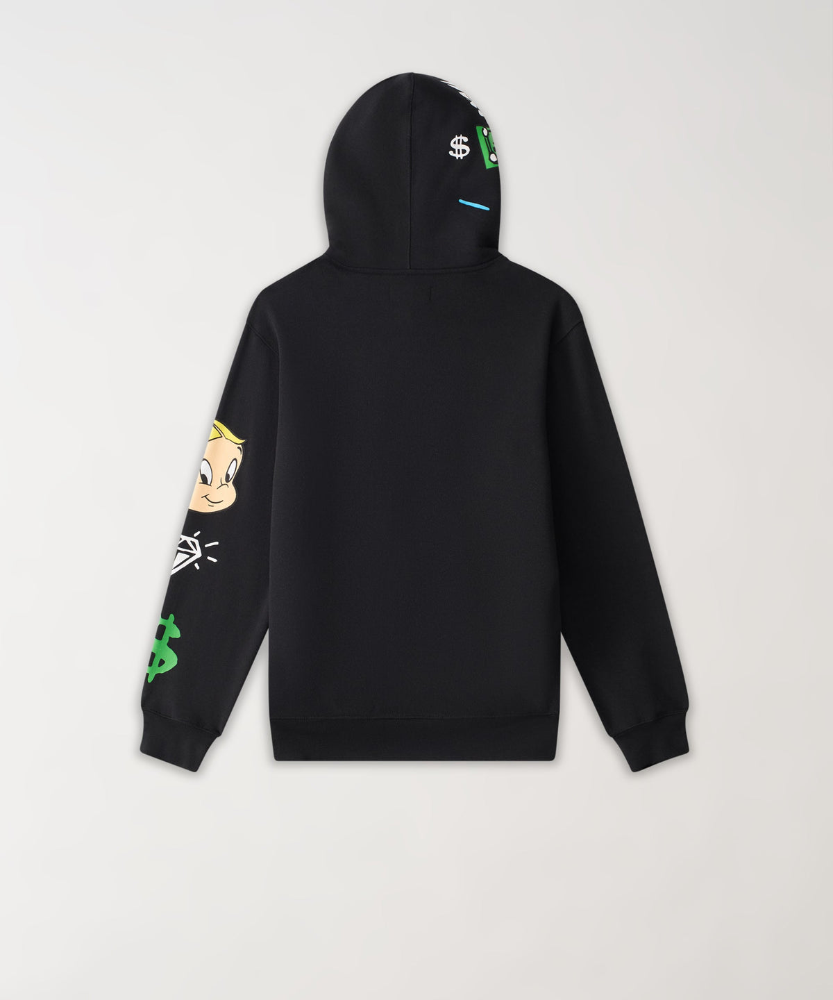 Reason Clothing Trusted Richie Rich Get Money Graphic Hoodie - Black